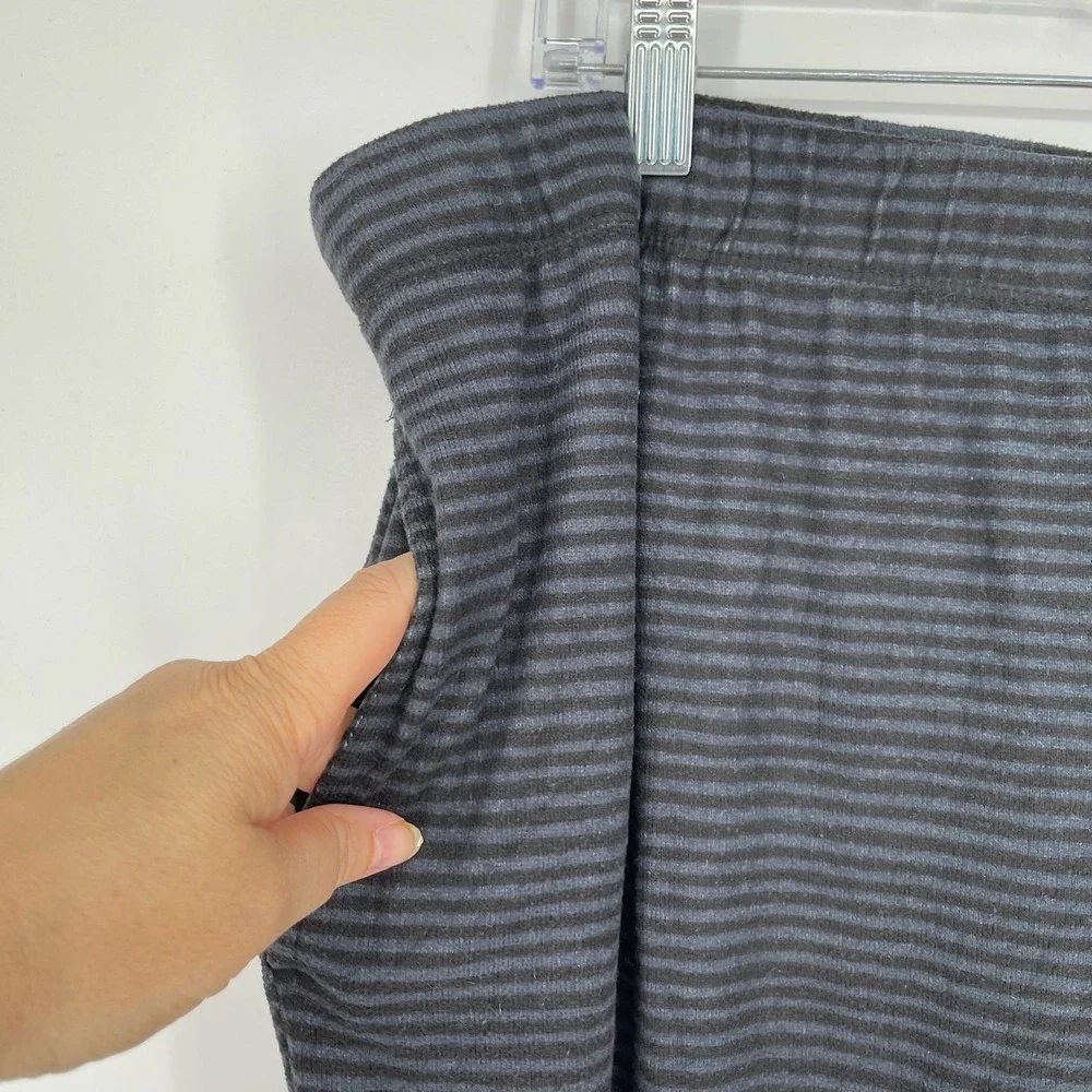 Way to Celebrate Women's Black Striped Halloween Jogger Pajama Pants Size 2X